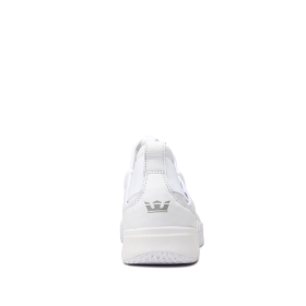 Mens Supra Low Top Shoes TITANIUM White/white | AU-23706